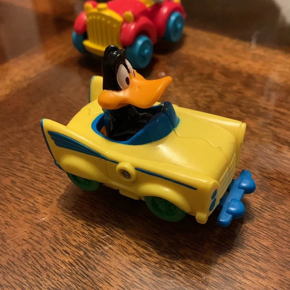 1992 Warner Bros Quack up Car Bugs Bunny Daffy vintage Toy Cars Looney Tunes WB